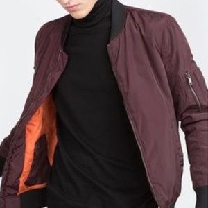 WORN ONCE Zara Bomber Jacket